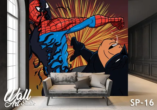 Foto tapeta Spiderman vs Batman - Tapete za zid Marvel
