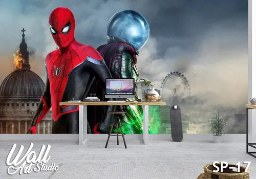 Foto tapeta Spiderman vs Mysterio - Tapete za zid Marvel