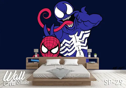 Foto tapeta Spiderman vs Venom - Tapete za zid Marvel