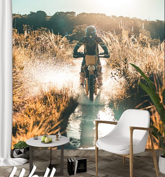 Foto tapeta motociklista 2 - Tapete za zid Sport
