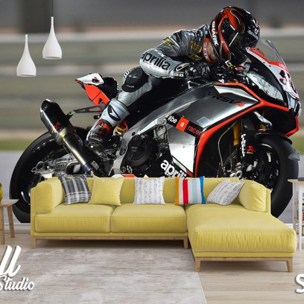Foto tapeta motociklista - Tapete za zid Sport