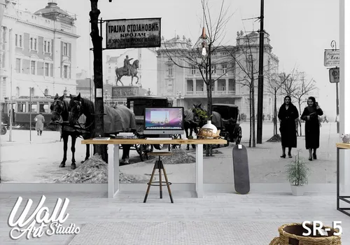 Foto tapeta Pozorišni trg - Tapete za zid Stara Srbija