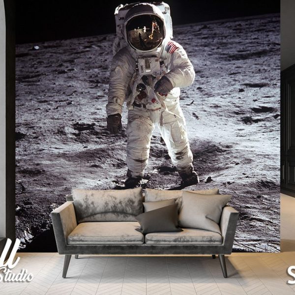Foto tapeta astronaut na Mesecu - Tapete za zid Svemir
