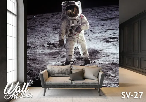 Foto tapeta astronaut na Mesecu - Tapete za zid Svemir