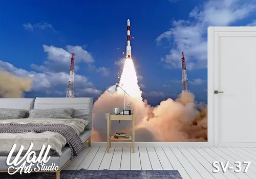 Foto tapeta poletanje rakete - Tapete za zid Svemir