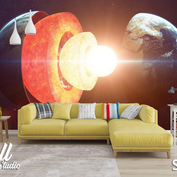Foto tapeta slojevi Zemlje - Tapete za zid Svemir