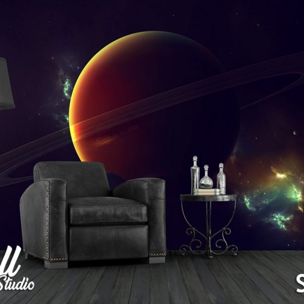 Foto tapeta planeta i prstenovi - Tapete za zid Svemir