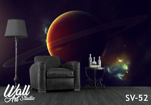 Foto tapeta planeta i prstenovi - Tapete za zid Svemir