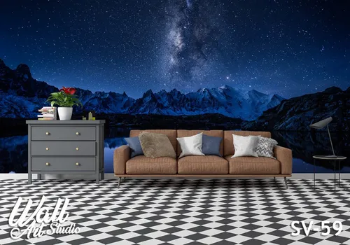 Foto tapeta plave zvezde 2 - Tapete za zid Svemir