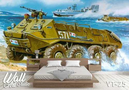 Foto tapeta sovjetsko borbeno vozilo - Tapete za zid Vojne teme