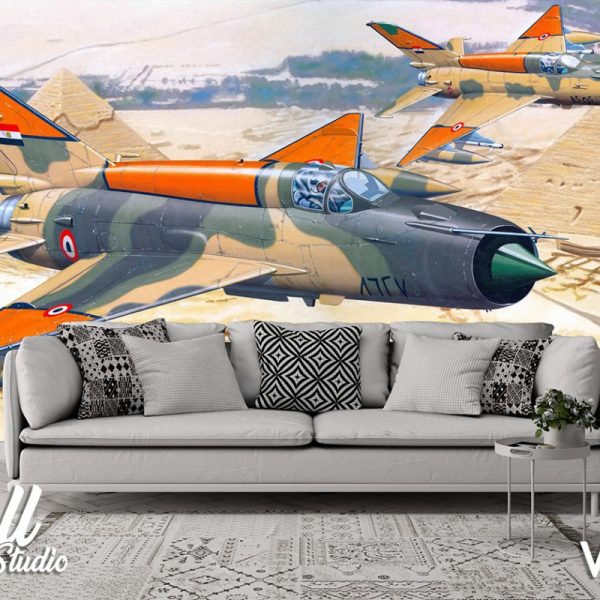 Foto tapeta egipatski Mig 21 - Tapete za zid Vojne teme