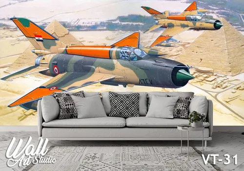 Foto tapeta egipatski Mig 21 - Tapete za zid Vojne teme
