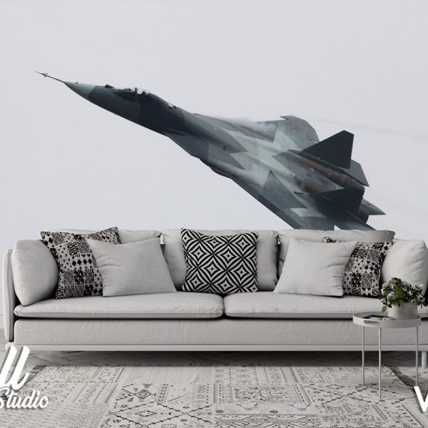 Foto tapeta Su 57 - Tapete za zid Vojne teme