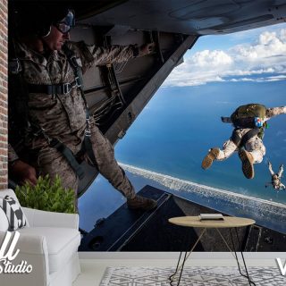 Foto tapeta padobranci - Tapete za zid Vojne teme