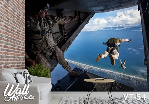 Foto tapeta padobranci - Tapete za zid Vojne teme