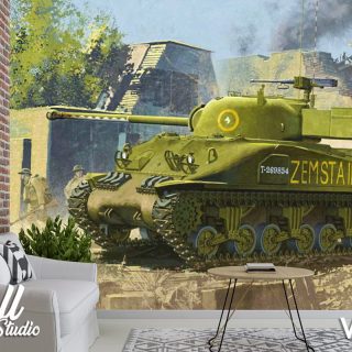 Foto tapeta tenk T 26 - Tapete za zid Vojne teme