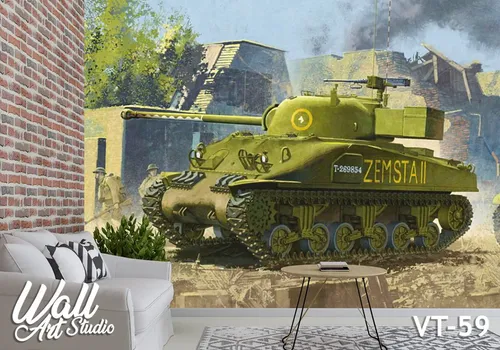 Foto tapeta tenk T 26 - Tapete za zid Vojne teme