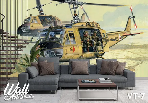 Foto tapeta vojni helikopter - Tapete za zid Vojne teme