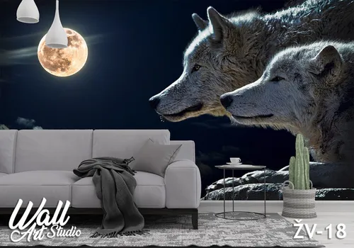 Foto tapeta vukovi - Tapete za zid Životinje