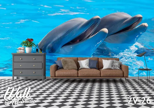 Foto tapeta delfini - Tapete za zid Životinje