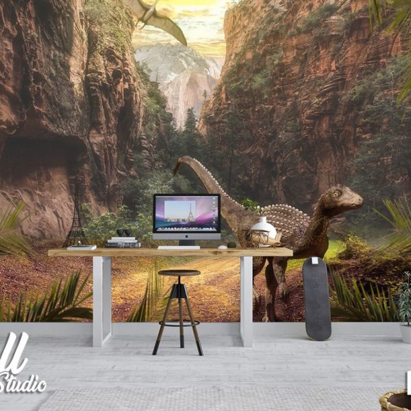 Foto tapeta dinosaur 25 - Tapete za zid Dečije