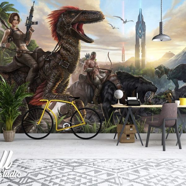 Foto tapeta dinosaur 2 - Tapete za zid Dečije