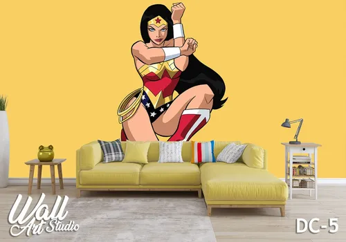 Foto tapeta Wonder Woman cartoon - Tapete za zid DC