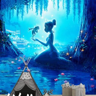 Foto tapeta princeza i žabac 1 - Uncategorized