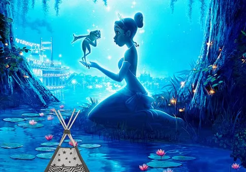 Foto tapeta princeza i žabac 1 - Uncategorized