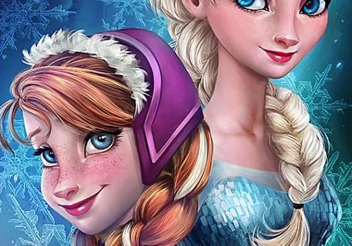 Foto tapeta Elsa i Ana 7 - Uncategorized