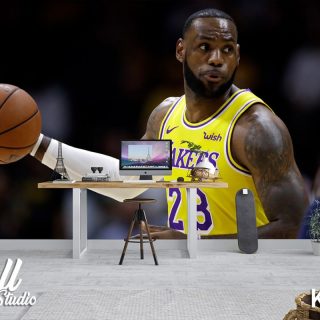 Foto tapeta Lebron James LA Lakers - Uncategorized