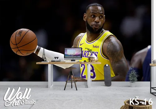 Foto tapeta Lebron James LA Lakers - Uncategorized