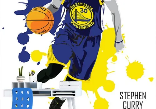 Foto tapeta Stephen Curry ilustracija - Uncategorized