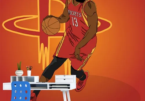 Foto tapeta James Harden ilustracija - Uncategorized
