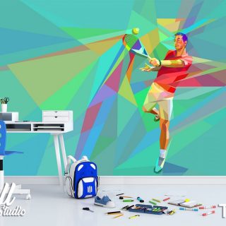 Foto tapeta teniser ilustracija - Uncategorized