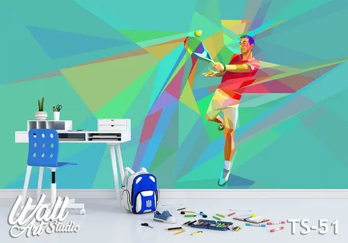 Foto tapeta teniser ilustracija - Uncategorized