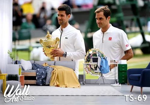 Foto tapeta Novak Đoković i Federer - Uncategorized