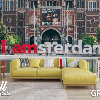 Foto tapeta Amsterdam 3d - Fototapete za zid - Gradovi