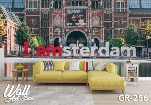 Foto tapeta Amsterdam 3d Foto tapeta Amsterdam 3d - Fototapete za zid - Gradovi
