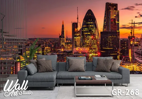 Foto tapeta London moderne zgrade - Fototapete za zid - Gradovi