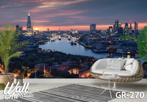 Foto tapeta London panorama - Fototapete za zid - Gradovi