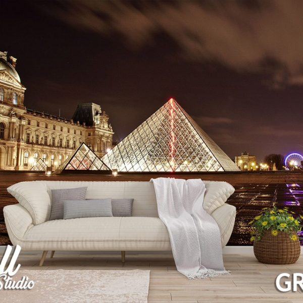 Foto tapeta Pariz Luvr - Fototapete za zid - Gradovi