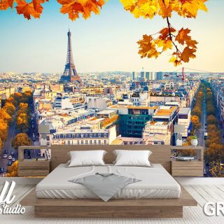 Foto tapeta Pariz panorama - Fototapete za zid - Gradovi