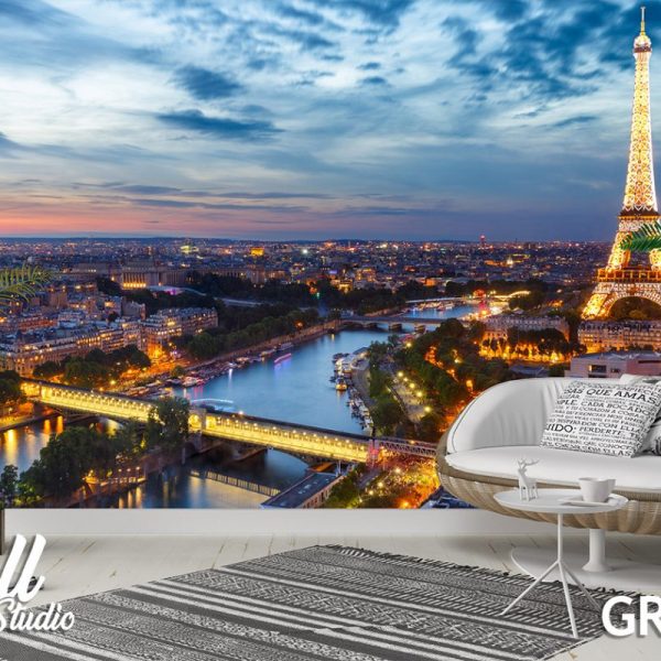 Foto tapeta Pariz Ajfel 2 - Fototapete za zid - Gradovi