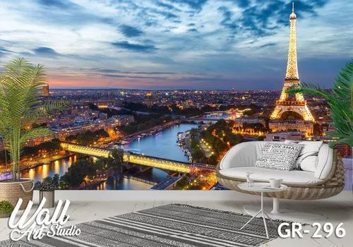 Foto tapeta Pariz Ajfel 2 - Fototapete za zid - Gradovi
