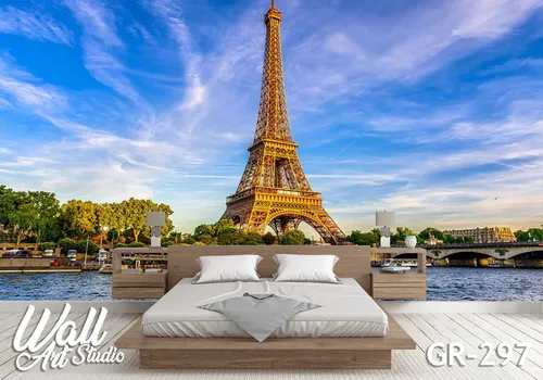 Foto tapeta Pariz Ajfel 1 - Fototapete za zid - Gradovi