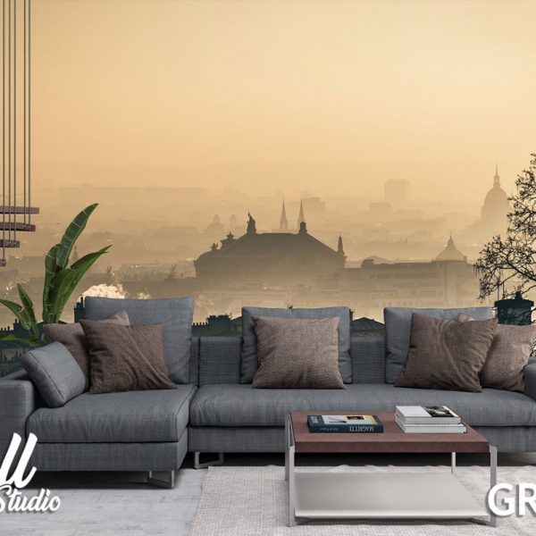 Foto tapeta Pariz izmaglica - Fototapete za zid - Gradovi