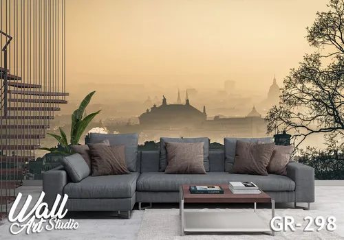Foto tapeta Pariz izmaglica - Fototapete za zid - Gradovi