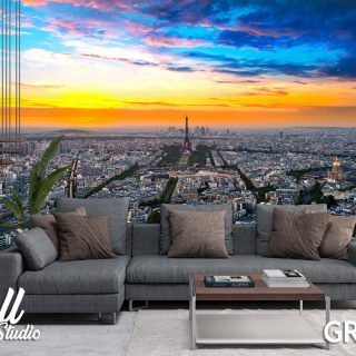 Foto tapeta Pariz panorama 1 - Fototapete za zid - Gradovi