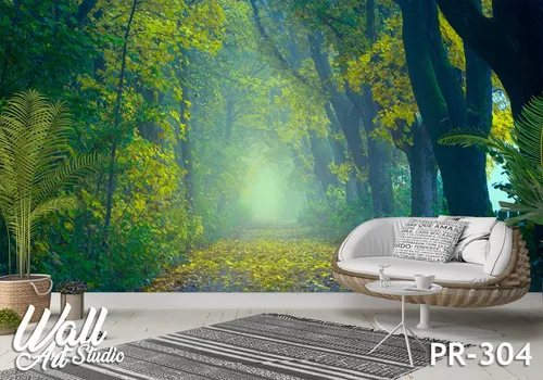 Foto tapeta šumski put 3 - Tapete za zid Priroda